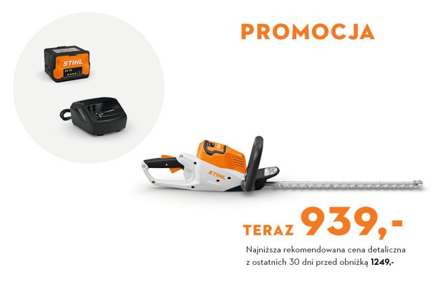 Nożyce akumulatorowe STIHL HSA 50, zestaw
